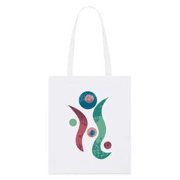 Yoga design_43 - Stanley/Stella Organic Tote Bag - white - Front