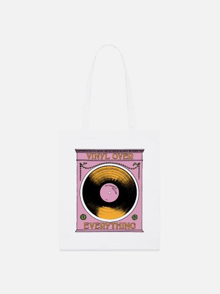 Vinyl Before Everything - Stanley/Stella Bio-Stoffbeutel - Weiß