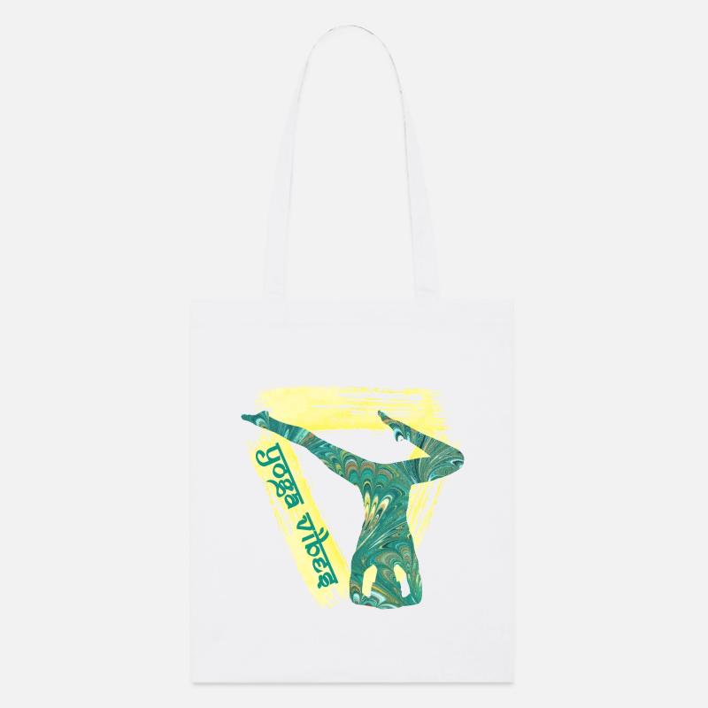Yoga 28 e 71 - Tote bag bio Stanley/Stella - blanc