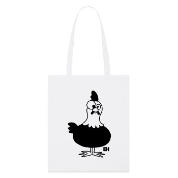 Chicken - Hen - Stanley/Stella Organic Tote Bag - white - Front