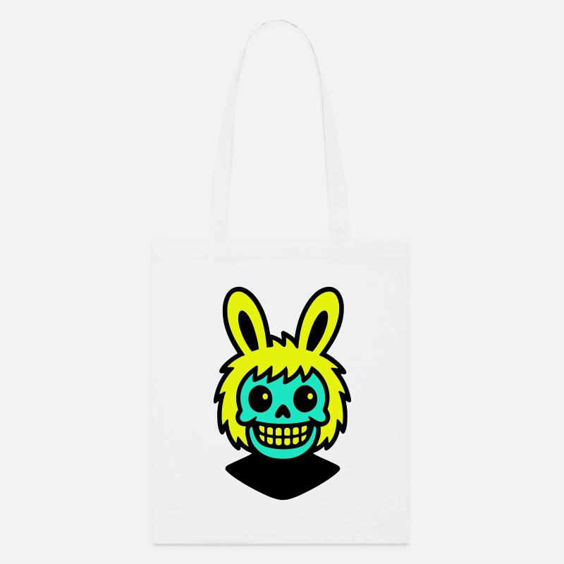 Crâne Lapin - Tote bag bio Stanley/Stella - blanc