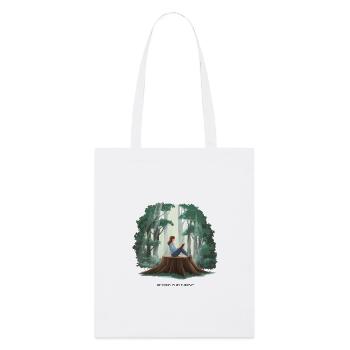 La lecture est ma thérapie – Livres et relaxation - Tote bag bio Stanley/Stella - blanc - Devant