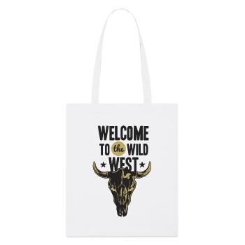 Ouest sauvage Ouest - Tote bag bio Stanley/Stella - blanc - Devant