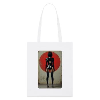 Tokyo Rope Träume T-Shirt - Stanley/Stella Bio-Stoffbeutel - Weiß - Vorne