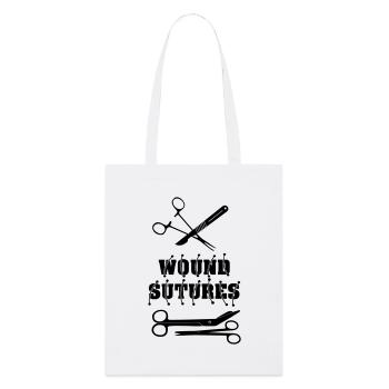 Wound Sutures - Stanley/Stella Organic Tote Bag - white - Front