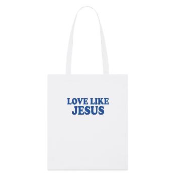 Love like jesus - Stanley/Stella Bio-Stoffbeutel - Weiß - Vorne