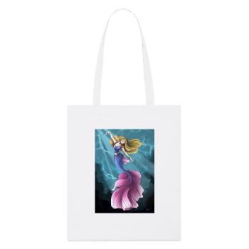 Sirène - Tote bag bio Stanley/Stella - blanc - Devant