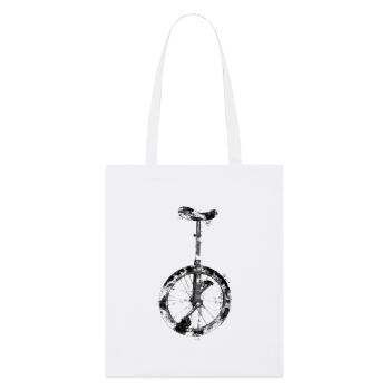 Unicycle | Descendance freestyle en monocycle - Tote bag bio Stanley/Stella - blanc - Devant