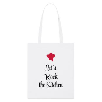 cooking - Stanley/Stella Organic Tote Bag - white - Front
