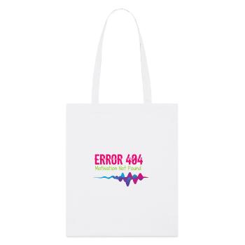 Erreur 404 Motivation non trouvée - Tote bag bio Stanley/Stella - blanc - Devant