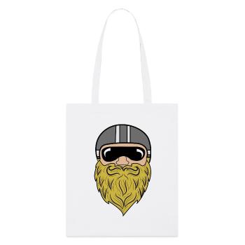 Beard Goatbeard Beard Hairstyle Mustache Beard Wearer - Stanley/Stella Organic Tote Bag - white - Front