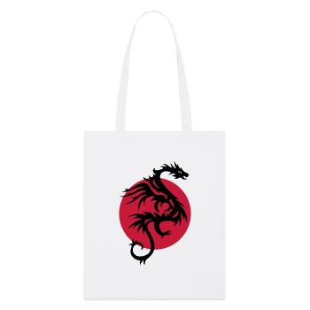 DRAGON SUN - Stanley/Stella Bio-Stoffbeutel - Weiß - Vorne