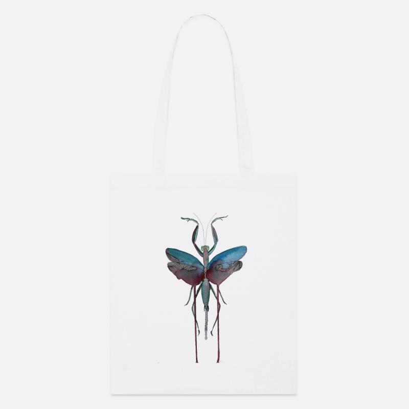 mante religieuse - Tote bag bio Stanley/Stella - blanc