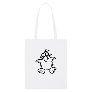 Petit oiseau caché - Tote bag bio Stanley/Stella - blanc - Devant