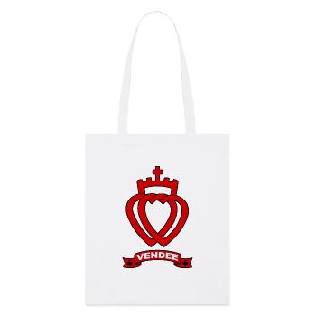 vendée coeurs - Tote bag bio Stanley/Stella - blanc - Devant