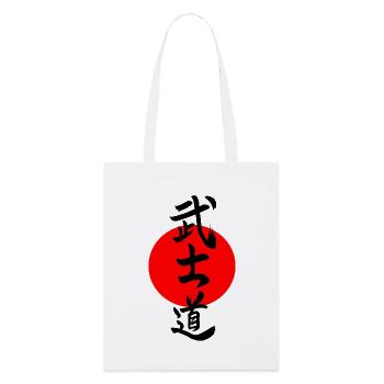 Bushido Kanji - Stanley/Stella Organic Tote Bag - white - Front