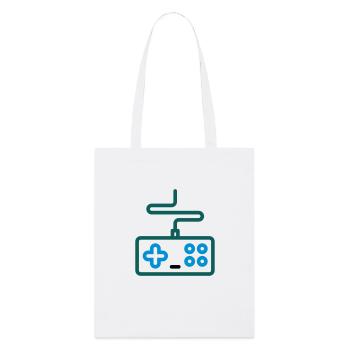 Gaming / eSports / Kontroller - Stanley/Stella Bio-Stoffbeutel - Weiß - Vorne