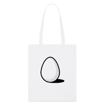An Egg - Stanley/Stella Organic Tote Bag - white - Front