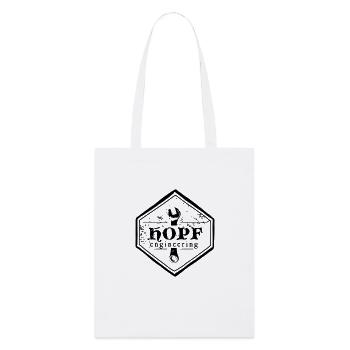 HOPF eng. - Logo groß - Stanley/Stella Bio-Stoffbeutel - Weiß - Vorne