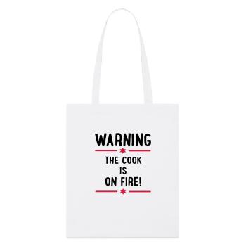 Funny sayings for chefs - Stanley/Stella Organic Tote Bag - white - Front