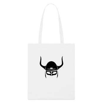 viking_helm - Stanley/Stella Organic Tote Bag - white - Front