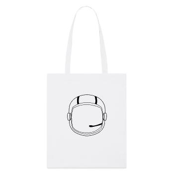 astronauten_helm_01 - Stanley/Stella Organic Tote Bag - white - Front
