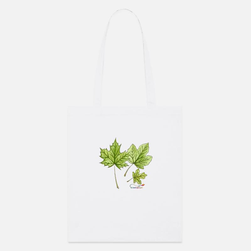Feuilles d’érable - Tote bag bio Stanley/Stella - blanc
