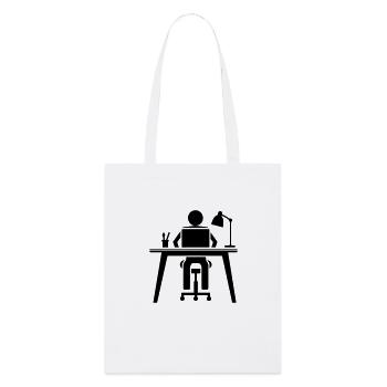 Apprendre à travailler - Tote bag bio Stanley/Stella - blanc - Devant