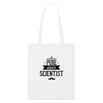 100 % scientifiques - Tote bag bio Stanley/Stella - blanc - Devant