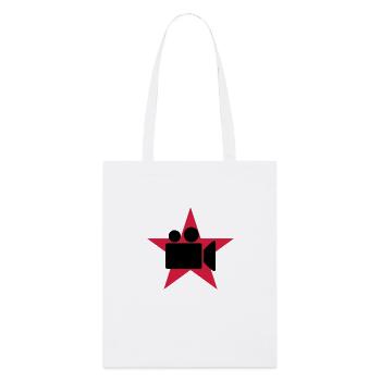 Cameraman / Camera / Video / Cadreur - Tote bag bio Stanley/Stella - blanc - Devant
