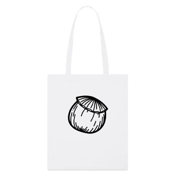 Fleur de pavot - Tote bag bio Stanley/Stella - blanc - Devant
