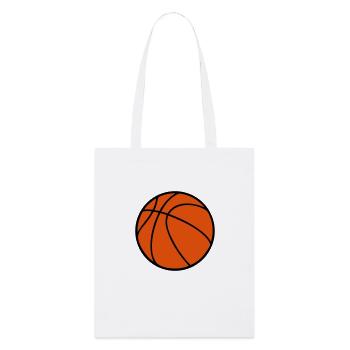 BALLON DE BASKETBALL - Tote bag bio Stanley/Stella - blanc - Devant