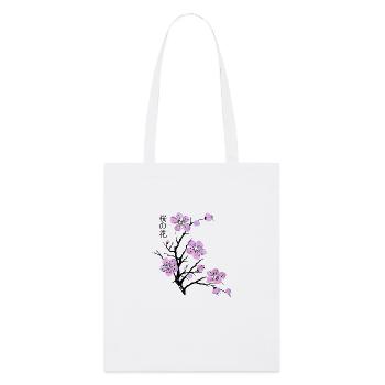 Fleurs de cerisier - Tote bag bio Stanley/Stella - blanc - Devant