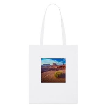Monument Valley - Stanley/Stella Organic Tote Bag - white - Front