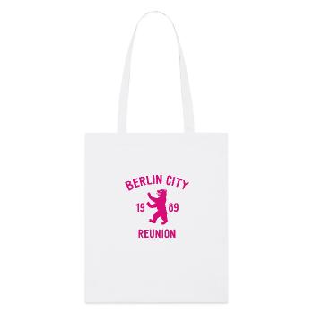 Berlin City - 1989 - La Réunion - Berliner Bär - Tote bag bio Stanley/Stella - blanc - Devant