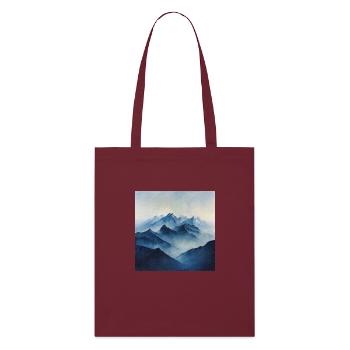 Affiche Toile Montagne 12 - Tote bag bio Stanley/Stella - bordeaux - Devant