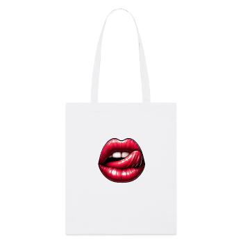 Lips-Tongues - Expressive Language - Stanley/Stella Organic Tote Bag - white - Front