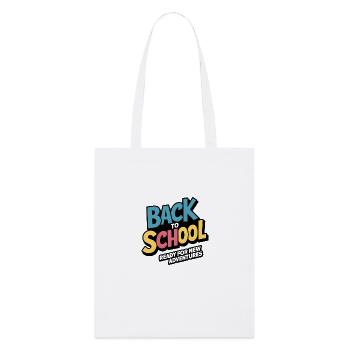 back to school - Stanley/Stella Organic Tote Bag - white - Front