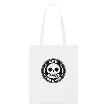 AFK pour toujours - Tote bag bio Stanley/Stella - blanc - Devant