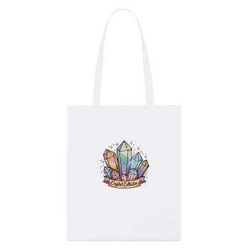 Collecteur de cristaux - Tote bag bio Stanley/Stella - blanc - Devant