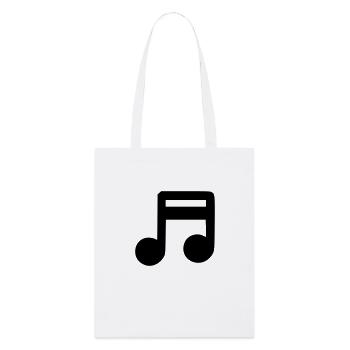 Musical note - Stanley/Stella Organic Tote Bag - white - Front