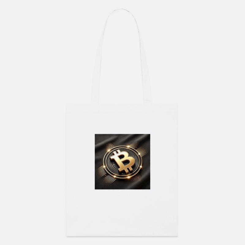 Bitcoin - HODL to the Moon - Stanley/Stella Bio-Stoffbeutel - Weiß