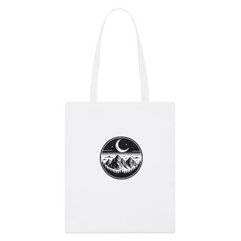Montagnes de nuit - Tote bag bio Stanley/Stella - blanc - Devant