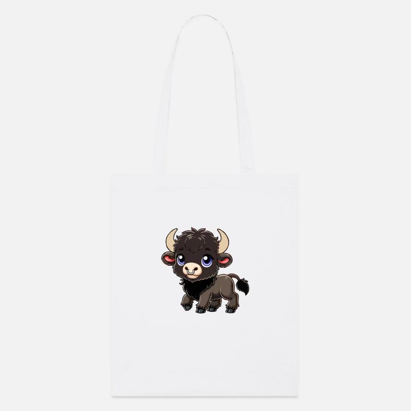 Enfant bison - Tote bag bio Stanley/Stella - blanc