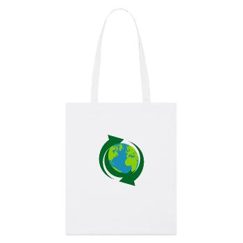 Recycling - Stanley/Stella Organic Tote Bag - white - Front