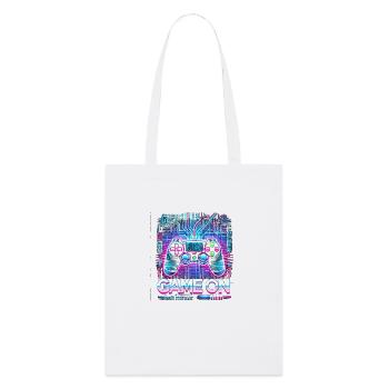 JOUEZ MAINTENANT - Tote bag bio Stanley/Stella - blanc - Devant