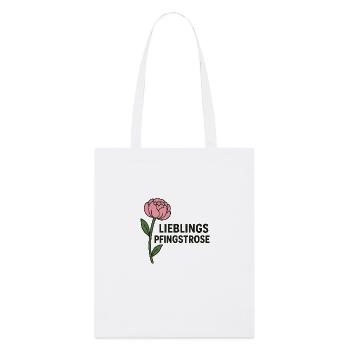 FAVORITE PEONY - Stanley/Stella Organic Tote Bag - white - Front