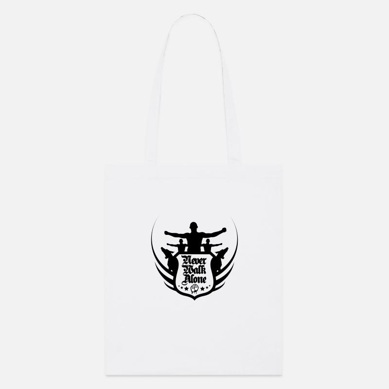 neverwalkalone2 - Stanley/Stella Organic Tote Bag - white