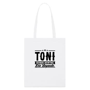 Man Myth Légende Toni - Tote bag bio Stanley/Stella - blanc - Devant
