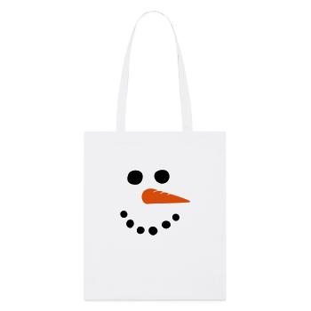 Snowman - Stanley/Stella Organic Tote Bag - white - Front